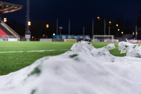 Snö på Grimsta IP