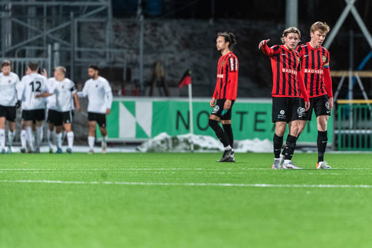 Brommapojkarnas Oscar Pettersson och Gustav Sandberg