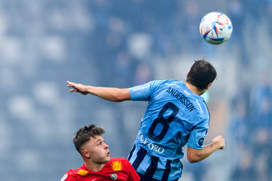 Landskronas Vincent Sundberg och Djurgårdens Elias