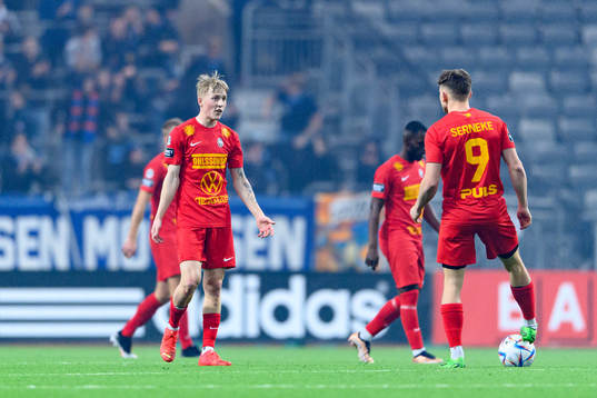 Landskronas Melker Widell reagerar