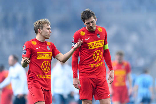 Landskronas Edvin Dahlqvist och Philip Andersson deppar