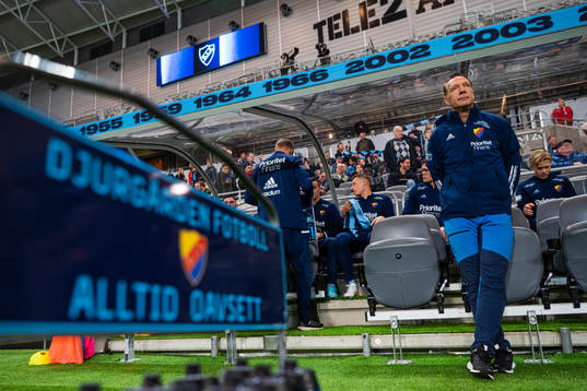 Djurgårdens tränare Kim Bergstrand