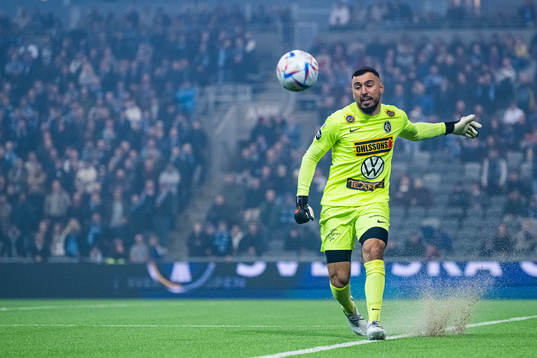 Landskronas målvakt Amr Kaddoura