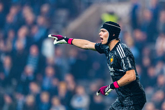 Djurgårdens målvakt Jacob Widell Zetterström
