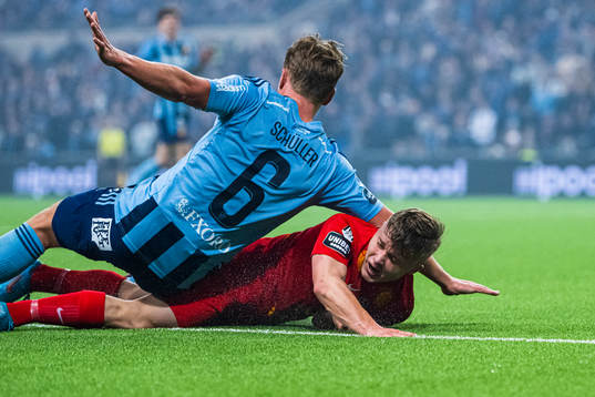 Landskronas Vincent Sundberg och Djurgårdens Rasmus