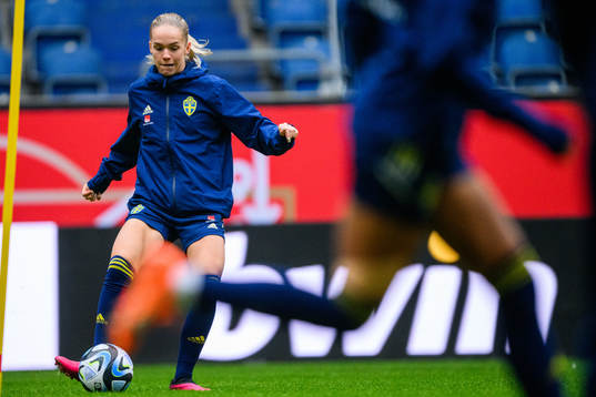 Hanna Lundkvist of the Swedish women's national football