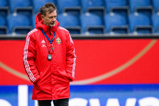 Head coach Peter Gerhardsson of the Swedish women's