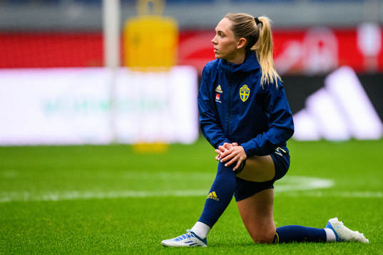 Olivia Schough of the Swedish women's national football