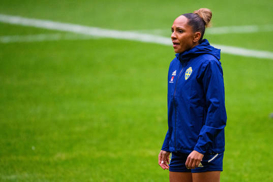 Madelen Janogy of the Swedish women's national football