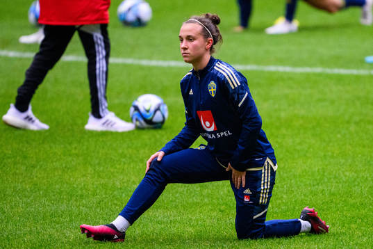 Julia Zigiotti Olme of the Swedish women's national