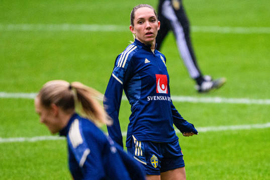 Elin Rubensson of the Swedish women's national football
