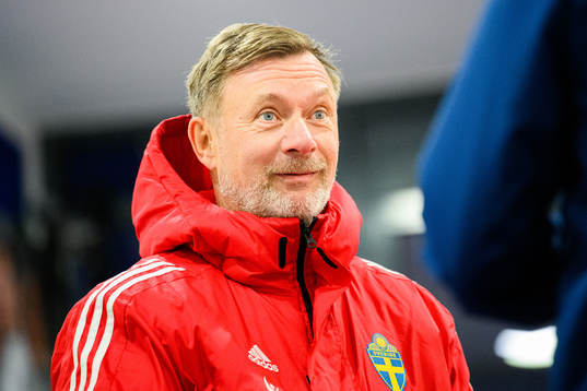 Head coach Peter Gerhardsson of the Swedish women's