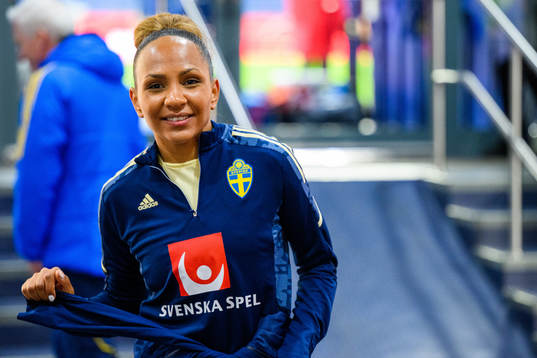 Madelen Janogy of the Swedish women's national football