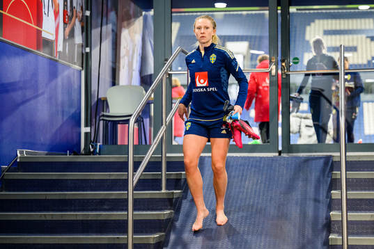 Rebecka Blomqvist of the Swedish women's national football