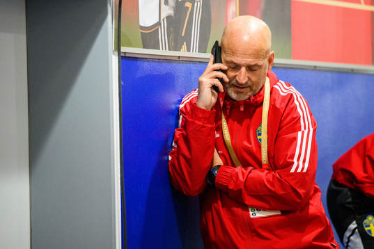 Assistant coach Magnus Wikman of the Swedish women's