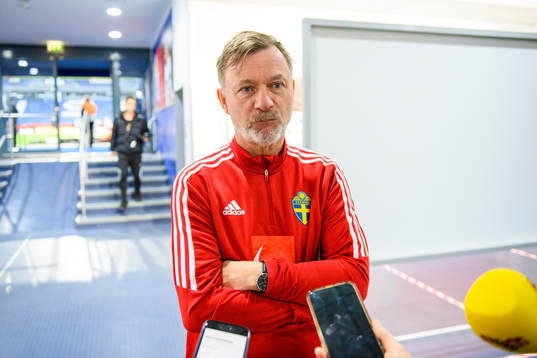 Head coach Peter Gerhardsson of the Swedish women's