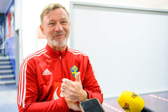 Head coach Peter Gerhardsson of the Swedish women's
