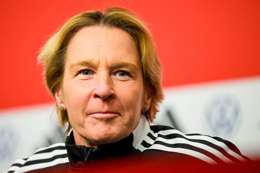 Martina Voss-Tecklenburg, head coach of the German women's