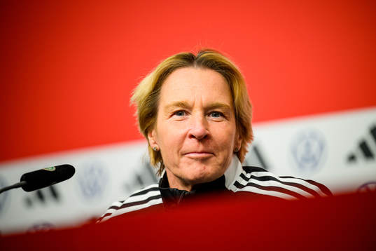 Martina Voss-Tecklenburg, head coach of the German women's