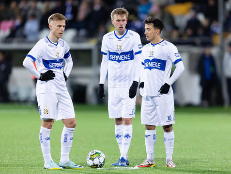 IFK Göteborgs Oscar Wendt, Elias Hagen och Hussein Carneil