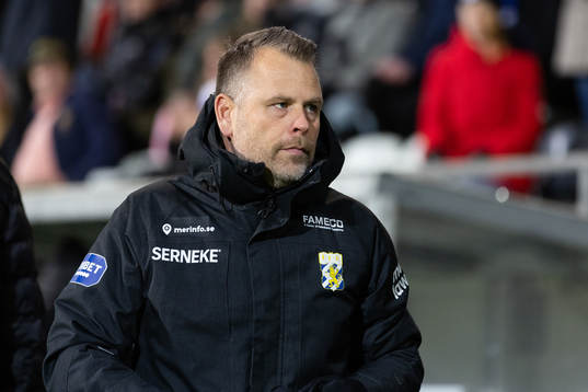 IFK Göteborgs tränare Mikael Stahre innan