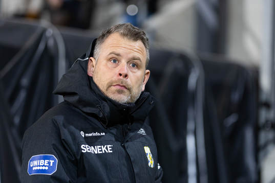 IFK Göteborgs tränare Mikael Stahre innan