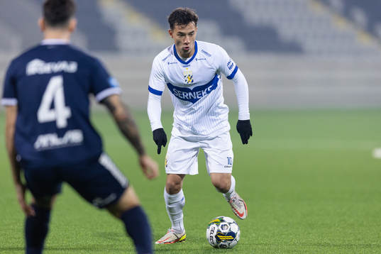 IFK Göteborgs Hussein Carneil  fotbollsmatchen i Svenska
