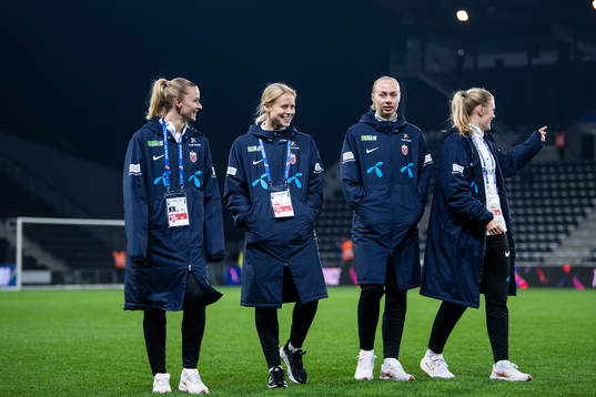 Thea Sørbo , Julie Blakstad, Sara Hørte of Norway