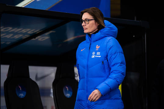 Head coach Corinne Diacre of France