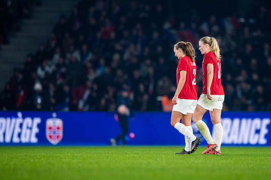 Marit Bratberg Lund and Mathilde Harviken of Norway
