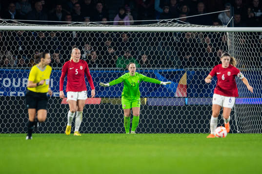 goalkeeper Aurora Mikalsen of Norway