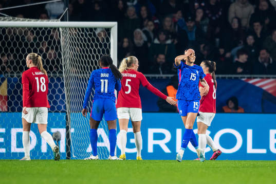 Kenza Dali of France looks dejected