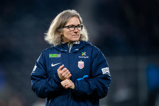 Head coach Hege Riise of Norway