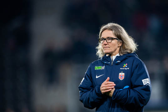 Head coach Hege Riise of Norway