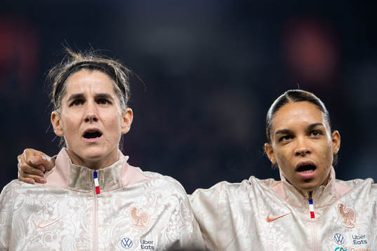 Charlotte Bilbault and Estelle Cascarino of France