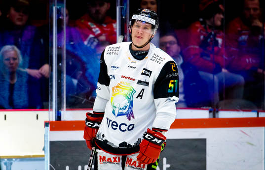 Malmö Redhawks Emil Sylvegård deppar