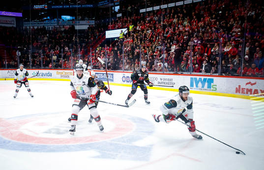 Generell vy över ishockeymatchen i SHL mellan Örebro och