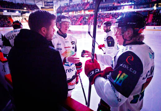 Malmö Redhawks Emil Sylvegård och Marcus Sylvegård