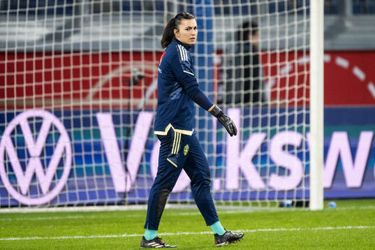 goalkeeper Zecira Musovic of Sweden