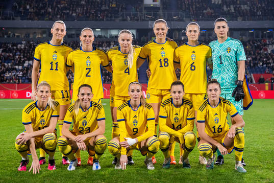 Stina Blackstenius, Jonna Andersson, Stina Lennartsson,