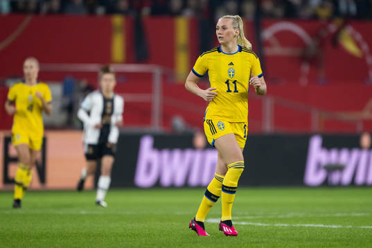 Stina Blackstenius of Sweden