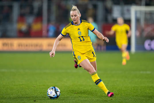 Stina Blackstenius of Sweden