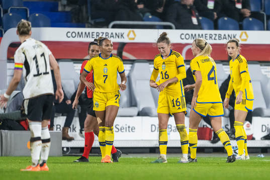 Madelen Janogy, Filippa Angeldahl and Stina Lennartsson of