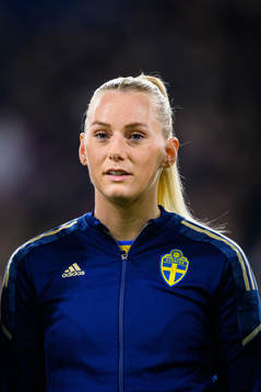 Stina Blackstenius of Sweden
