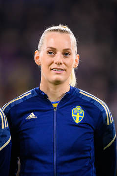 Stina Blackstenius of Sweden