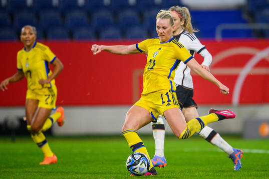 Stina Blackstenius of Sweden