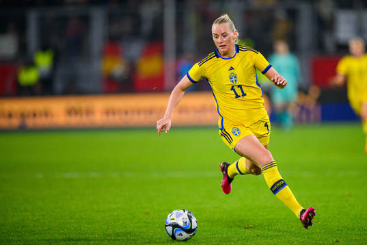 Stina Blackstenius of Sweden