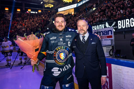 Växjös Erik Josefsson och Växjös assisterande tränare
