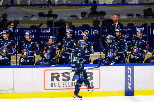 Växjös Ludvig Nilsson jublar