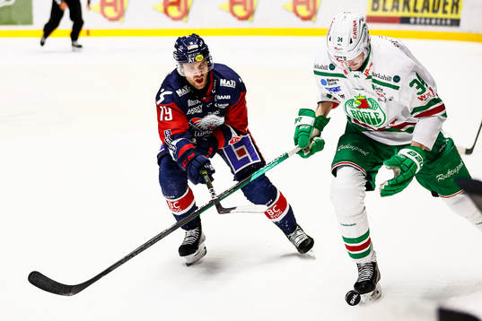 Linköpings Patrick Russell och Rögles Adam Edström